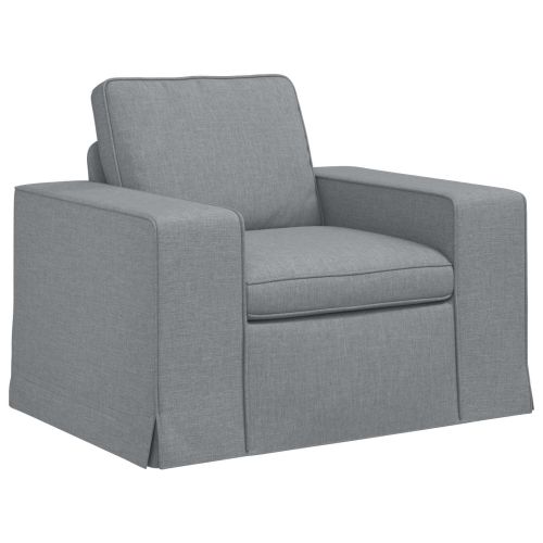 Диван Светлосиво 103 x 80 x 82 см текстил