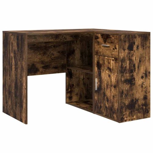Ъглово бюро с чекмедже с рафт Димян дъб 102 x 88 x 75 см