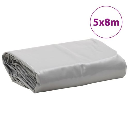 Брезент сив 5x8 м 650 г/м²