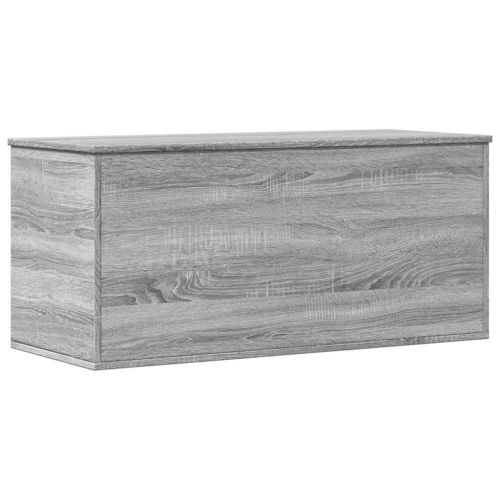 Кутия за съхранение, сив сонома, 100x42x46 см, инженерно дърво