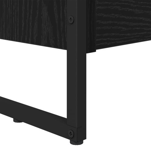 Шкаф за книги 80 x 30 x 155 см Инженерна дървесина Черния дъб