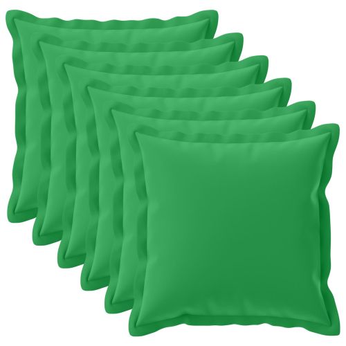 Калъфка за възглавница 6 бр. HOUTEN Зелено 80 x 80 cm Полиестер