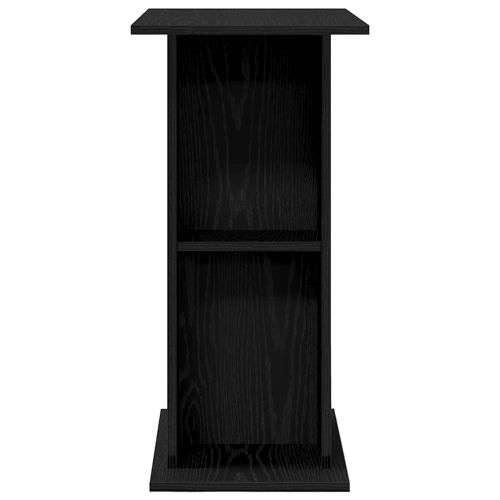 Стойка за аквариум, черен дъб, 75x36x72,5 см, инженерно дърво