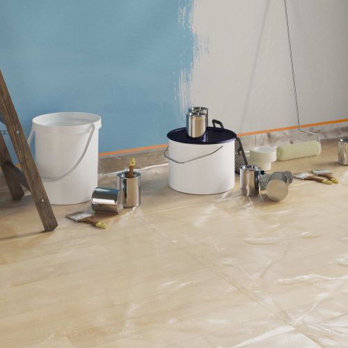 Калъф за прах с лепилна лента 6 бр. Прозрачен 55 x 3300 см HDPE