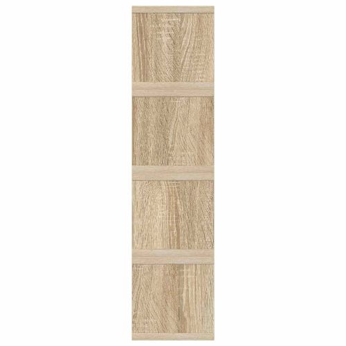 Рафтове за CDs 4 бр. Дъб сонома 40 x 17 x 17 см