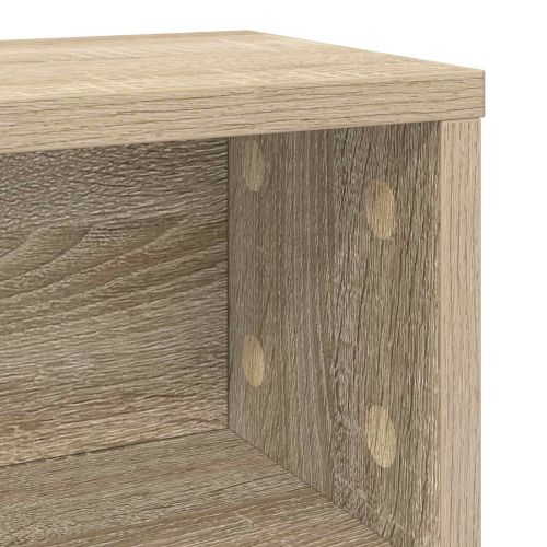 Рафтове за CDs 4 бр. Дъб сонома 40 x 17 x 17 см