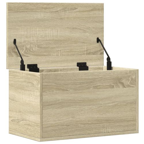 Кутия за съхранение дъб сонома 60x35x35 см инженерно дърво