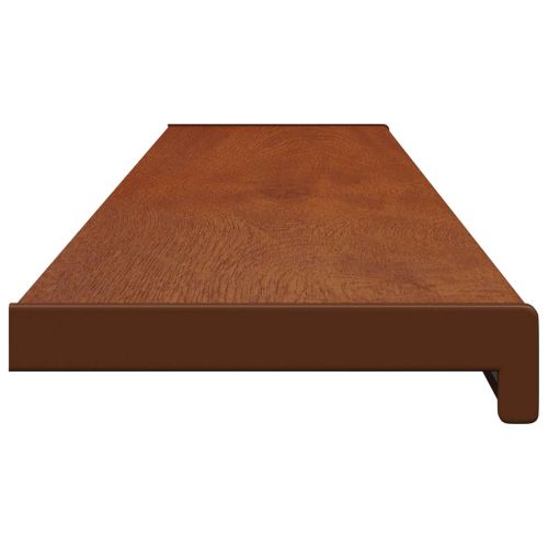 Перваз за прозорец Кафяво дърво 160 x 25 x 4,5 см ПВЦ