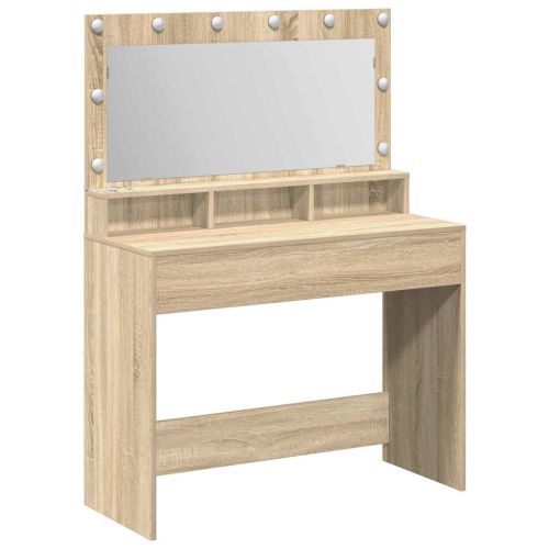 Тоалетка Сонома дъб 100 x 41 x 135 см Инженерна дървесина