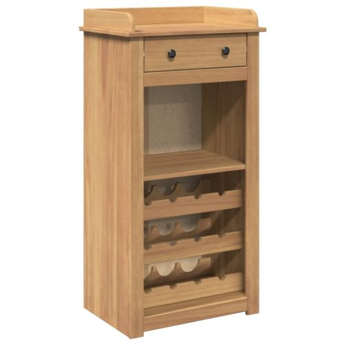 Шкаф за вино PANAMA 57x40x111,5 см борово дърво масив