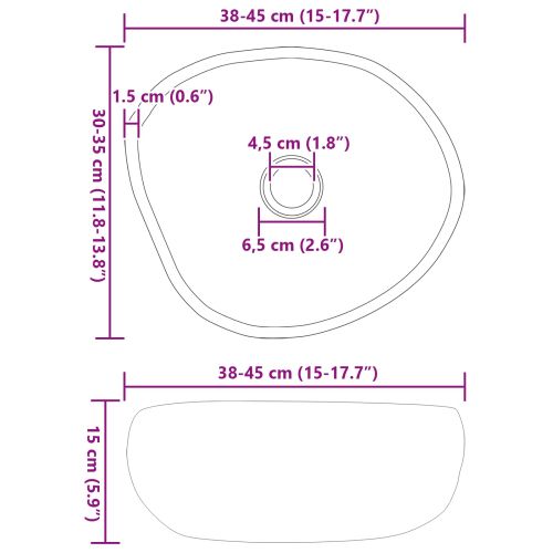Речен камък Светлосиво 45 x 35 x 15 см Речен камък