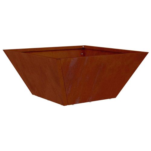 Градинска саксия 5 бр. Ръждясало 35 x 35 x 15 см