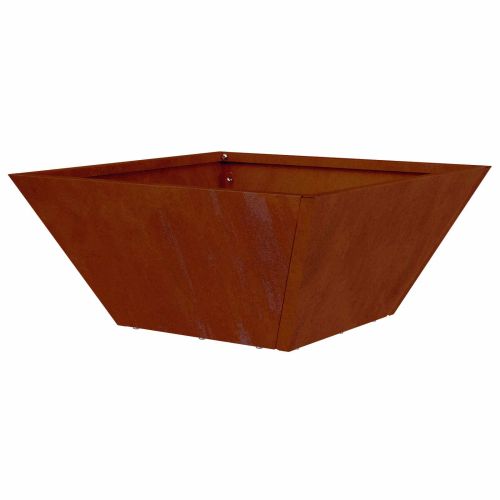 Градинска саксия 5 бр. Ръждясало 35 x 35 x 15 см