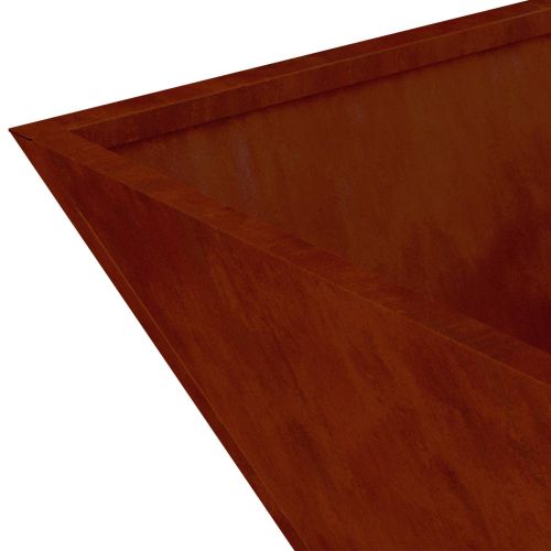 Градинска саксия 5 бр. Ръждясало 35 x 35 x 15 см