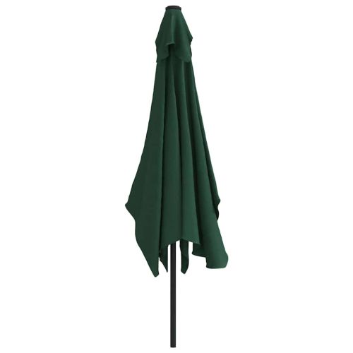 Чадър за слънце, 200х300 см, зелен, правоъгълен