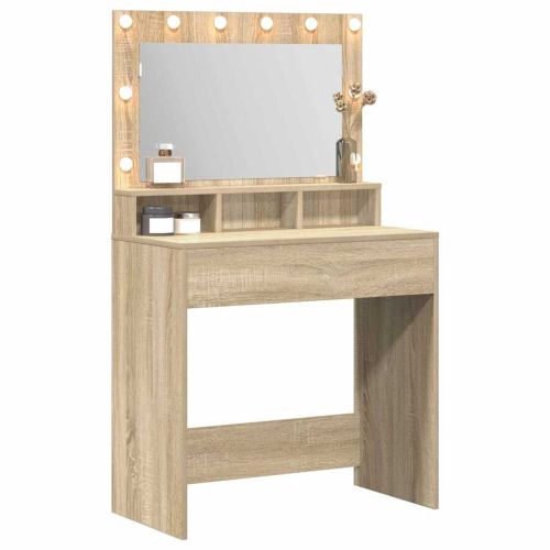 Тоалетка Сонома дъб 75,5 x 41 x 135 см Инженерна дървесина