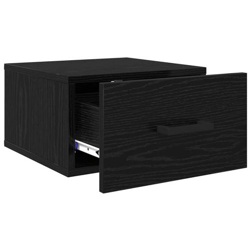 Нощен шкаф Черен дъб 35 x 35 x 20 см Инженерна дървесина