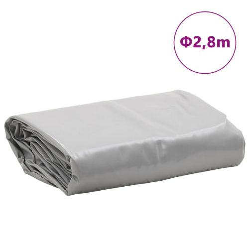 Брезент сив Ø 2,8 м 650 г/м²