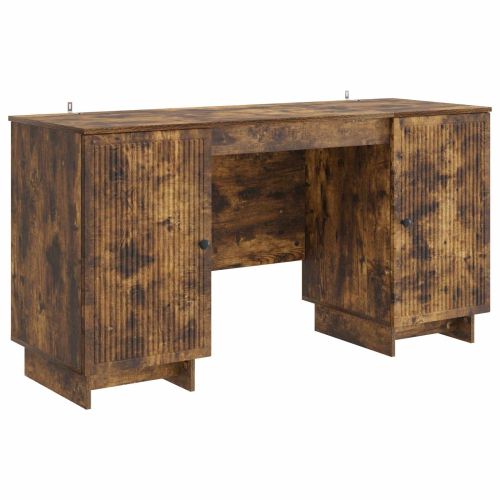 Бюро Опушен дъб Инженерна дървесина 142,5 x 50 x 75 см