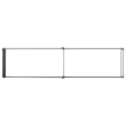 Вдигната леха за градина Антрацит 160 x 40 x 24 см