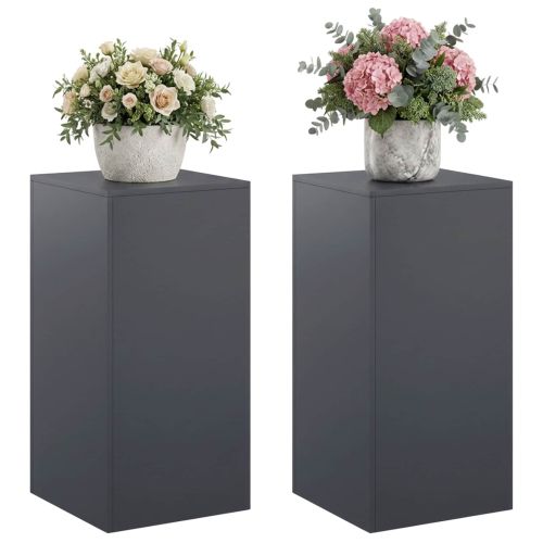 Стойка за растения 2 pcs Антрацит 40 x 40 x 80 cm