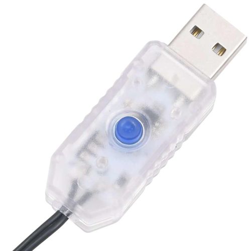 LED стринг с 300 LED топло бяло 30 м PVC