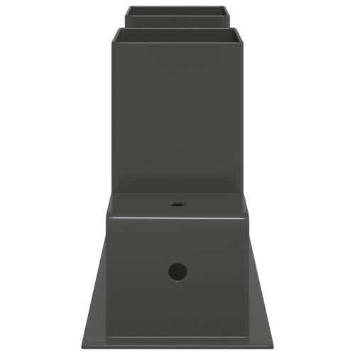 Помощник за подреждане на дърва 4 бр. Антрацит 34 x 10 x 15 см