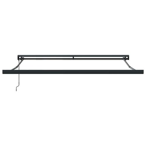 Прибираща се тента Зелен и бял 350 x 250 x 165 см