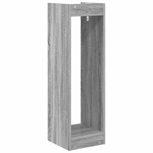Стойка за растения Сив Сонома 30 x 30 x 100 см