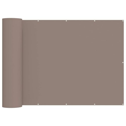 Прозорец за балкон 200 x 500 cm Тъкан с PU покритие Таупе