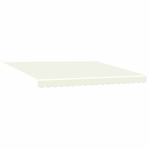 Прибираща се тента Крем 400 × 300 cm Полиестер и алуминий