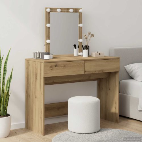 Тоалетка Дъб 100 x 40 x 130 см Инженерна дървесина