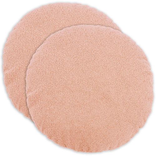 Калъфка за възглавница 2 pcs HEERLEN Розово Ø 40 cm Букле