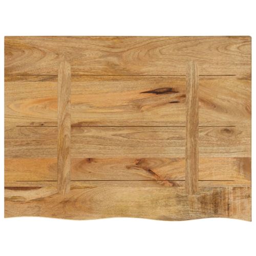 Плот на маса 70x60x2,5 cm Жив ръб Масивна дървесина Грубо манго