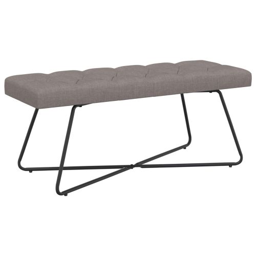 Пейка с копчета Таупе 110 x 40 x 46 cm Текстил