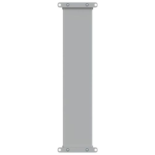 Прибираща се дворна странична тента, 60x300 см, сива