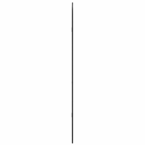 Стенно огледало черно 100x45 см овално