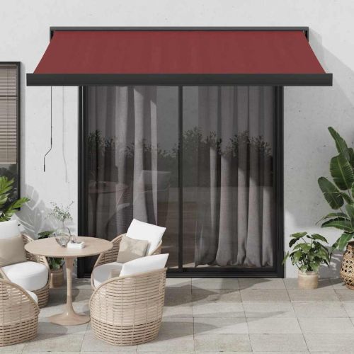 Прибираща се тента Бордо с антрацитна рамка 350 x 250 cm