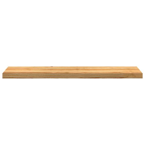 Стълбищни стъпала, 12 бр, светлокафяви, 110x30x2 см, дъб масив