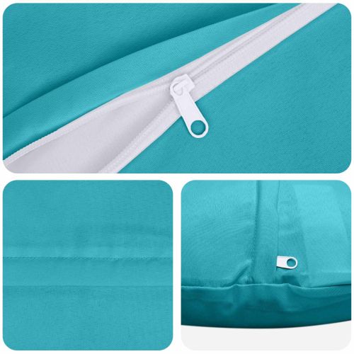 Калъфка за възглавница 2 pcs HEERLEN Тюркоаз Ø 50 cm Полиестер