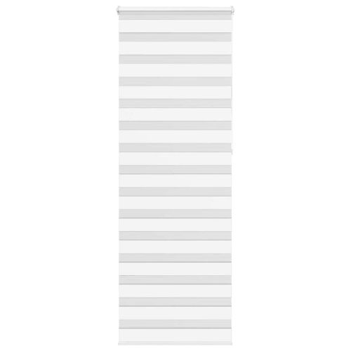 Зеброва щора бял 70x230 см ширина на плата 65,9 cm полиестер