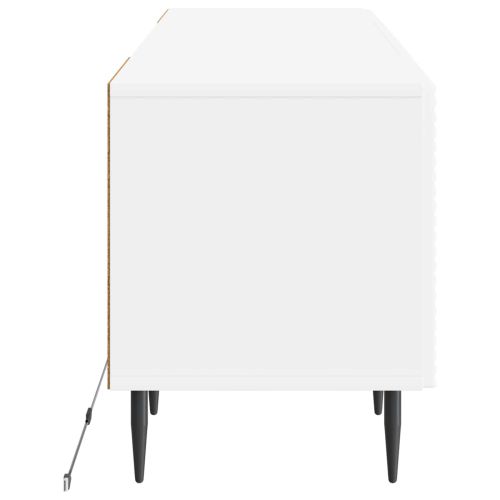 LED телевизионен кабинет HAARLEM 153 x 35 x 43 см Бяло