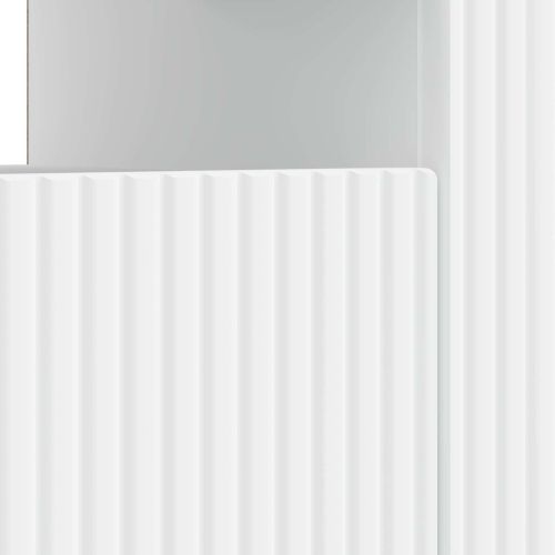 LED телевизионен кабинет HAARLEM 153 x 35 x 43 см Бяло