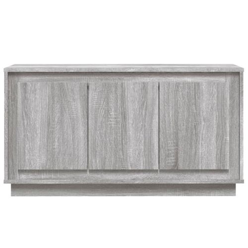 Сайдборд, Сив сонома, 102x35x55 см, инженерно дърво