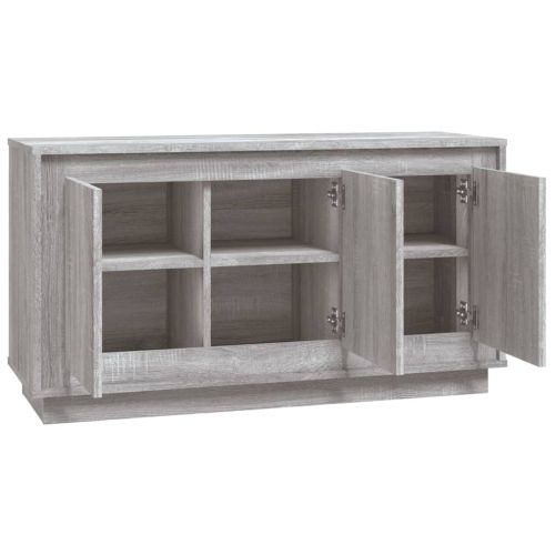 Сайдборд, Сив сонома, 102x35x55 см, инженерно дърво