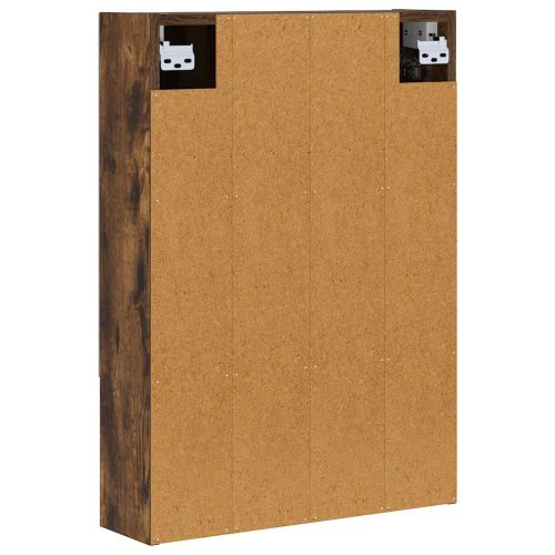 Шкаф с огледало за баня Димян дъб 50 x 14,5 x 70 см