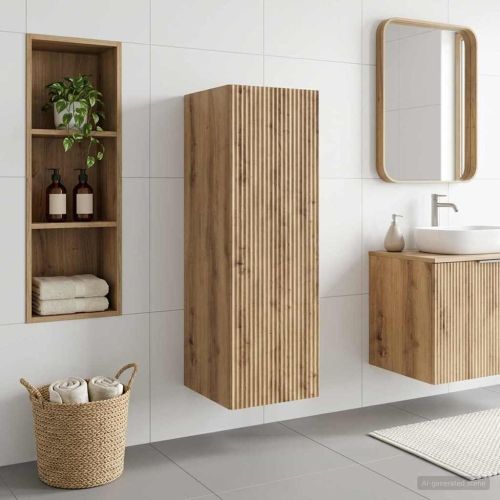 Стенно Баня Кабинет Дъб артизан 33 x 34,5 x 100 см