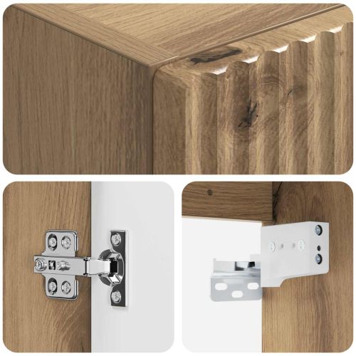 Стенно Баня Кабинет Дъб артизан 33 x 34,5 x 100 см