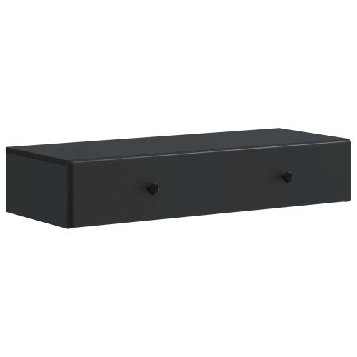 Стенен страничен масичка Черно 87,5 x 34,5 x 17 см