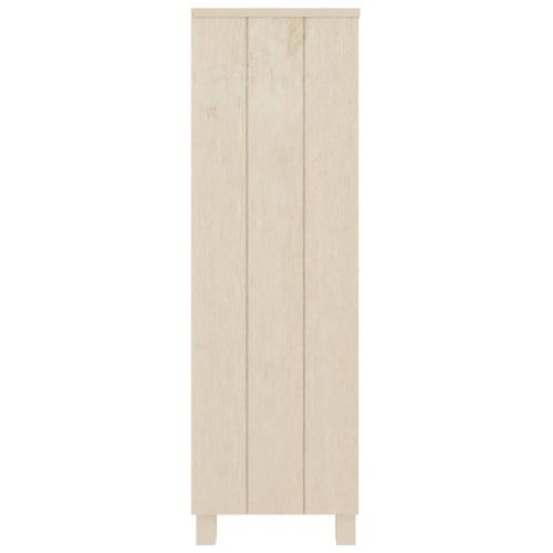 Шкаф за книги HAMAR, меденокафяв, 85x35x112 см, бор масив